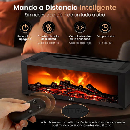 Difusor de Llama LED con Control Remoto