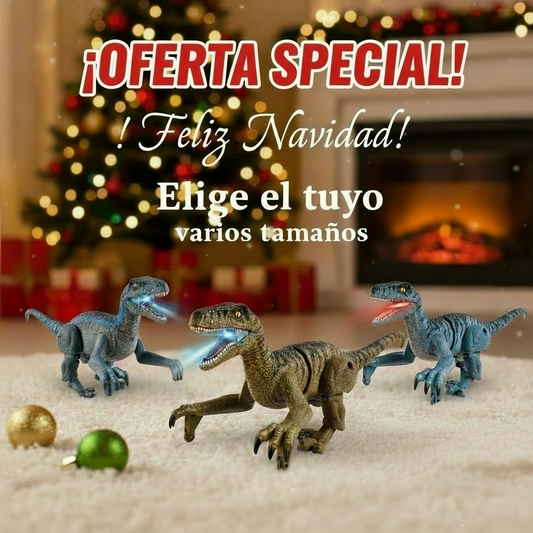 Dinosaurio Teledirigido para Niños – Movimiento Realista, Sonidos y Luz LED